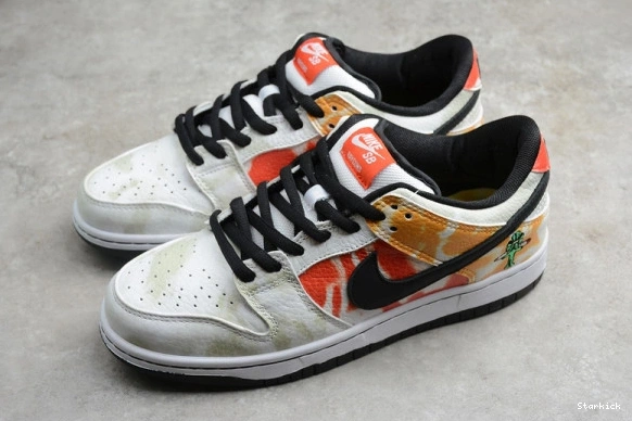 White Raygun SB Low BQ6832-101 Dunk Nike Tie-Dye 1105